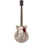 GRETSCH G2655T P90 STREAMLINER CENTER BLOCK JR. DOUBLE CUT W/BIGSBY TWO-TONE SAHARA METALLIC AND VINTAGE MAHOGANY STAIN