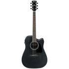 IBANEZ ARTWOOD TRADITIONAL ACOUSTIC AW84CE WEATHERED BLACK OPEN PORE