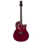OVATION CELEBRITY ELITE CE44 MID CUTAWAY RUBY RED