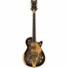 GRETSCH G6134TG LIMITED EDITION PAISLEY PENGUIN W/STRING THRU BIGSBY BLACK PAISLEY